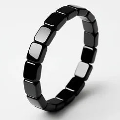 🖤PULSERA HEMATITA | Enfoque, Energía Y Dominio
